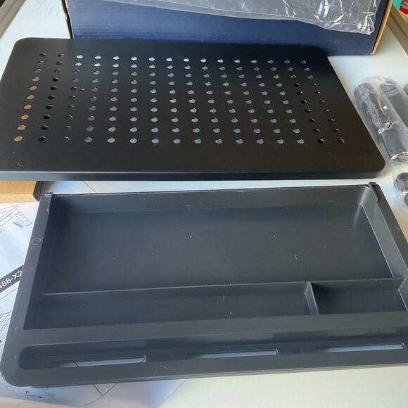 1ct EVOOMI Monitor Stand Riser w Drawer, Computer Stand Laptop, Desktop, Printer - Picture 5 of 7